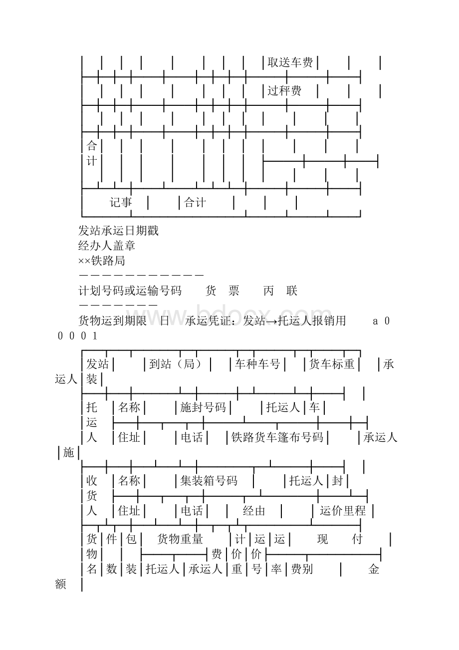 铁路货票甲乙丙丁联.docx_第3页