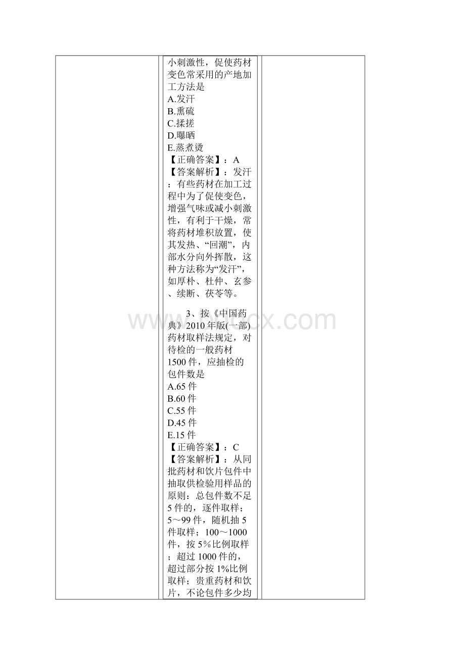 执业药师试题中药鉴定2.docx_第2页