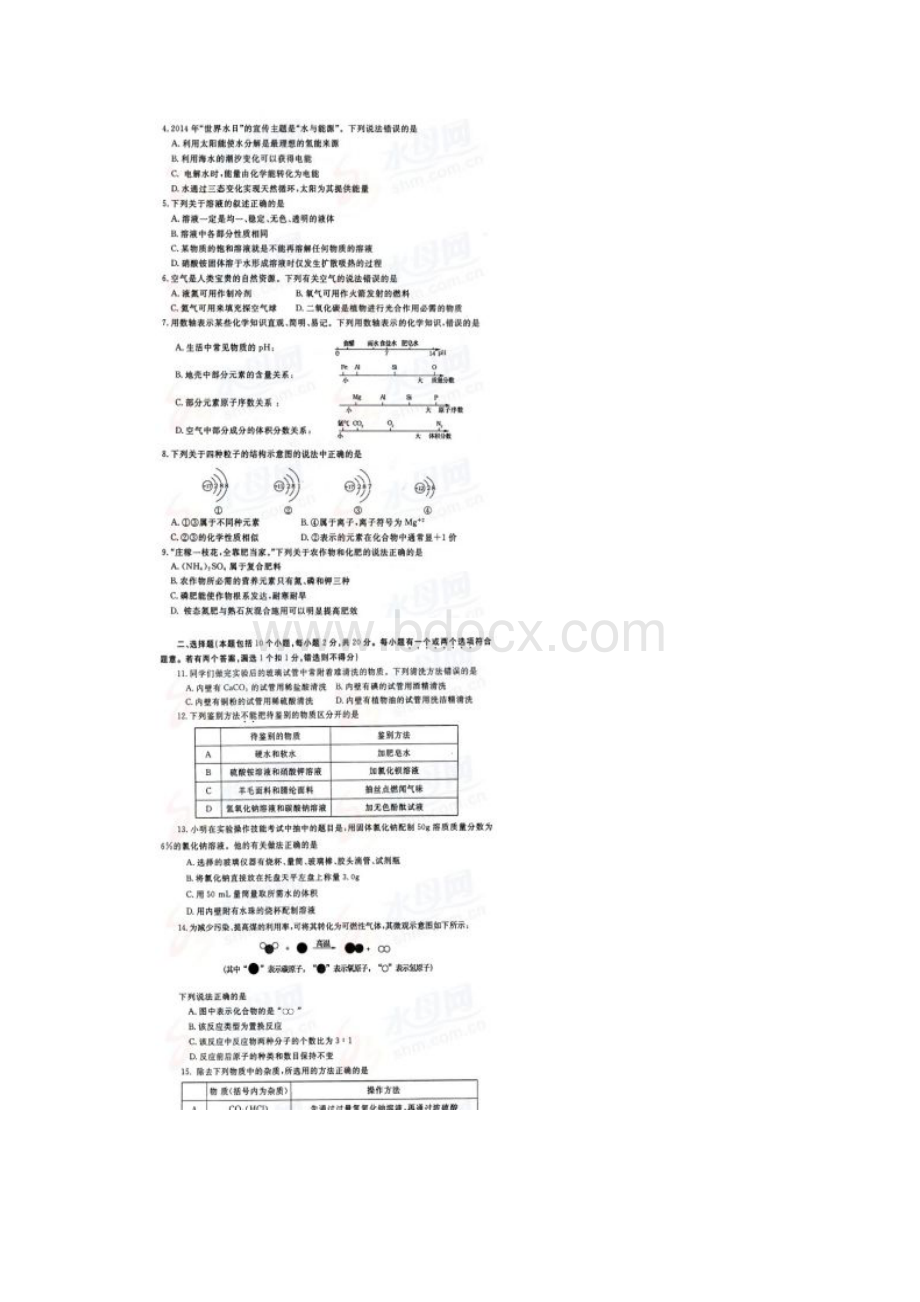 烟台市中考化学试题及答案.docx_第2页