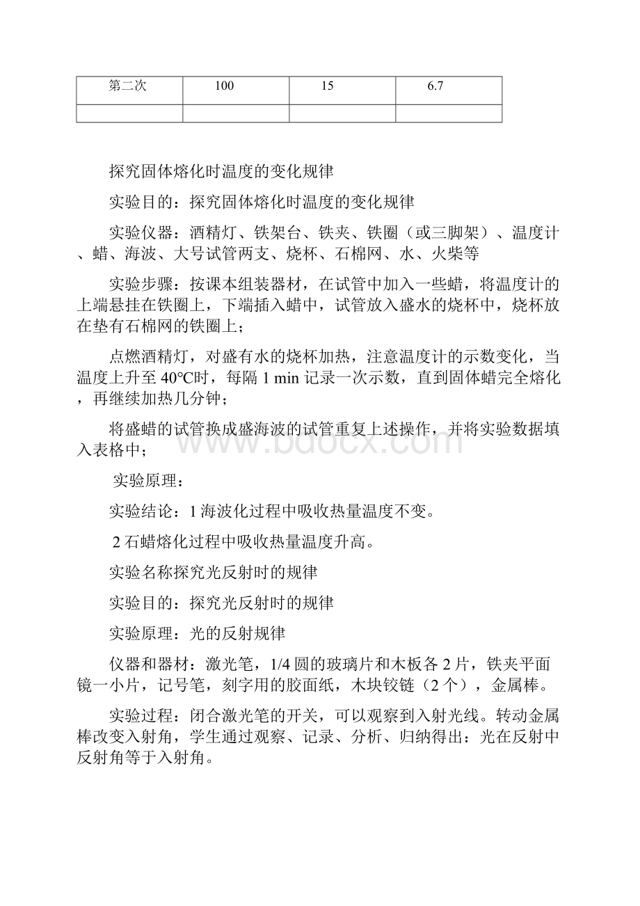 人教版初中物理实验报告单.docx_第2页