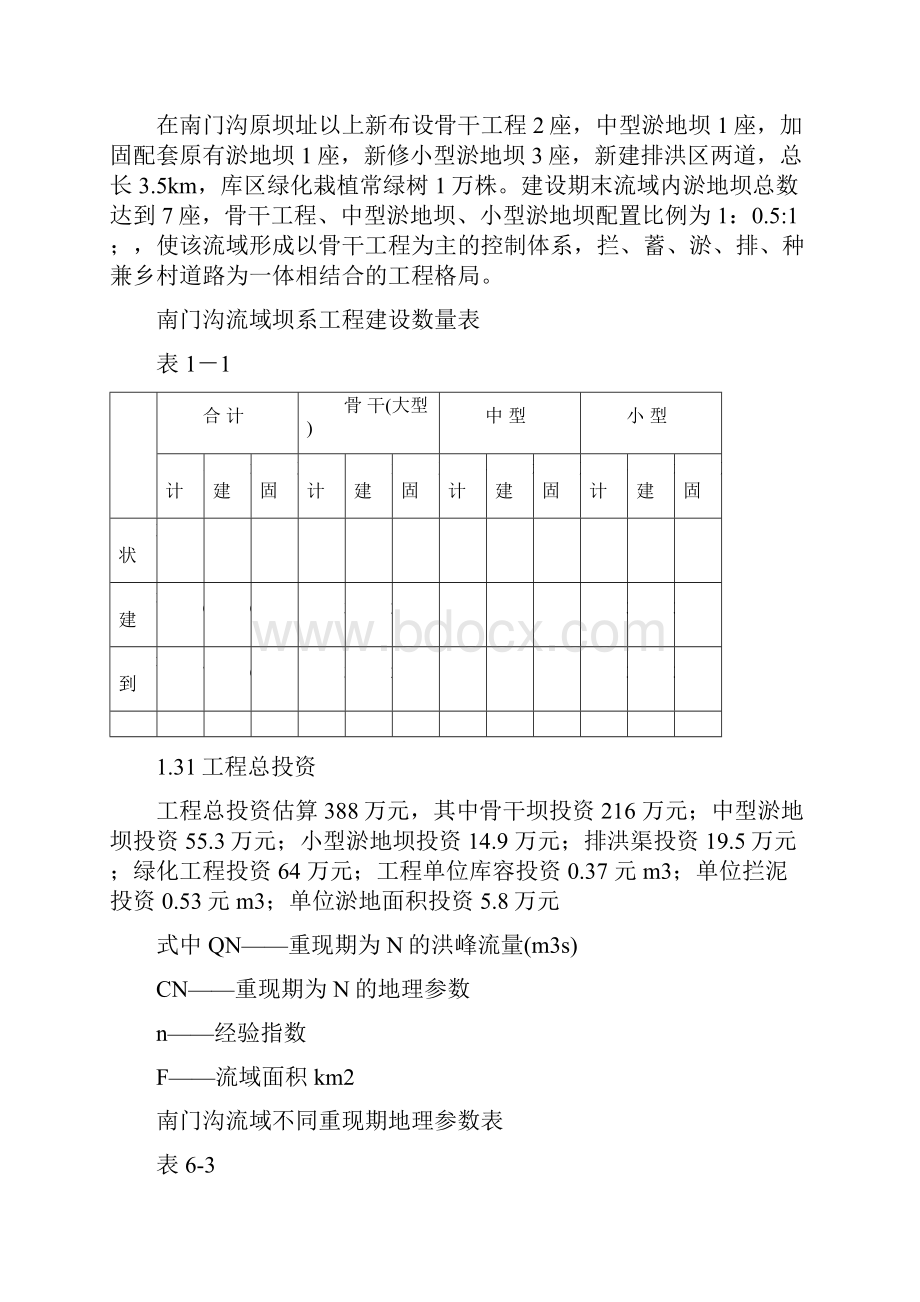 精品南门沟坝系规划的可行性研究报告.docx_第2页