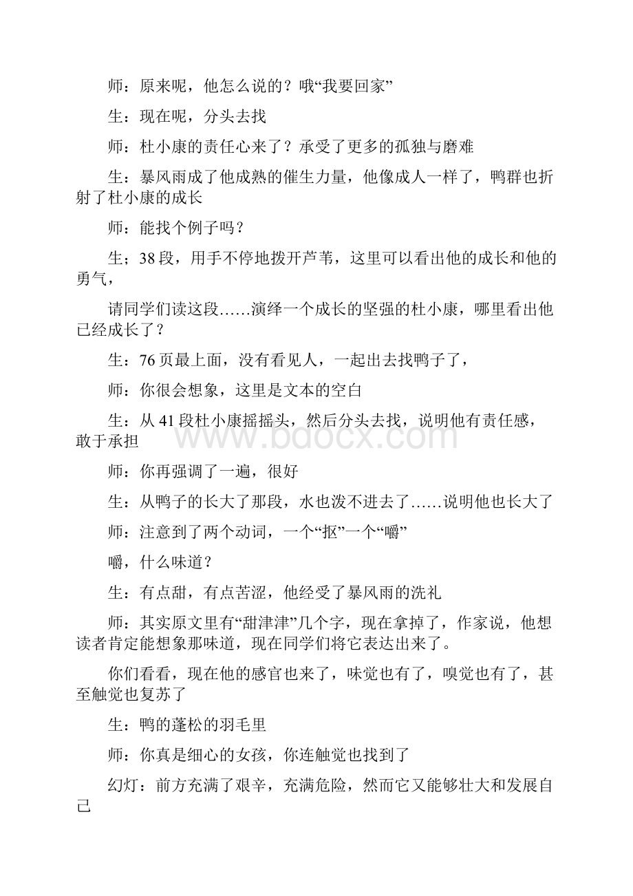 浙江省温州市平阳县鳌江镇第三中学九年级语文上册 310孤独之旅教案 新人教版.docx_第3页