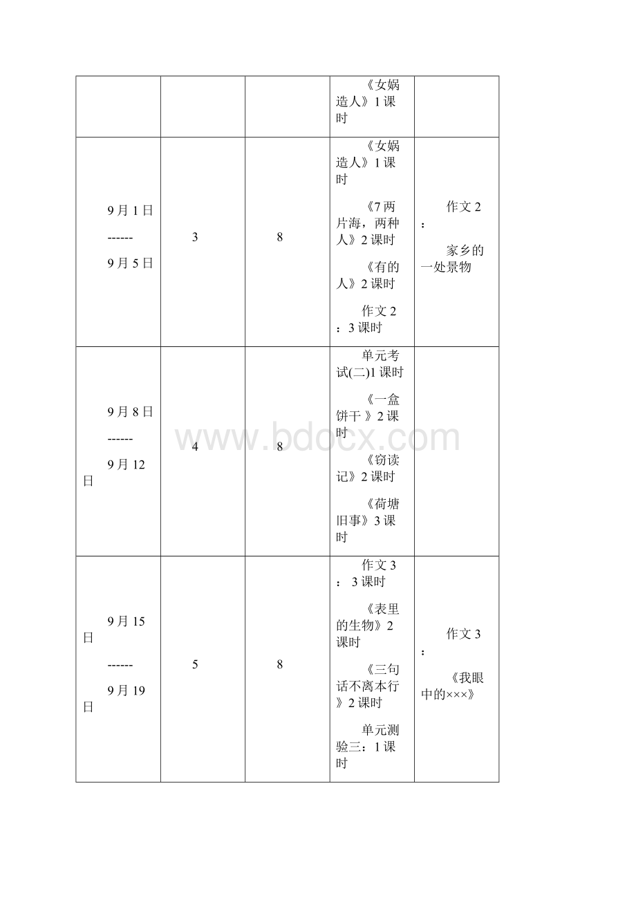 小学五年级上学期长春版全新教案.docx_第3页