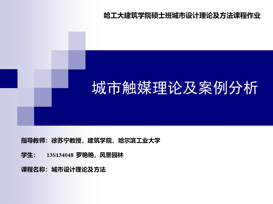 城市触媒理论及案例分析.ppt