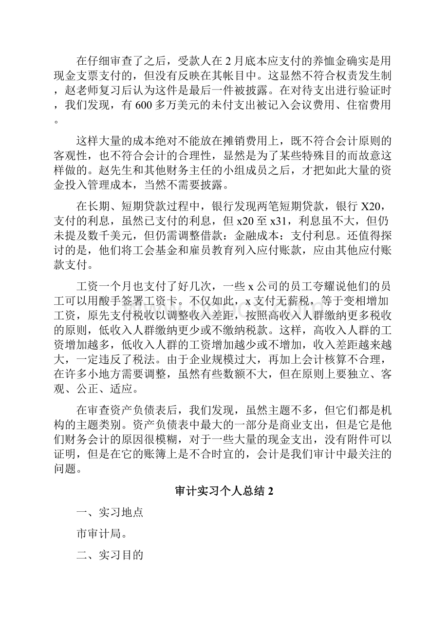 审计实习个人总结.docx_第3页