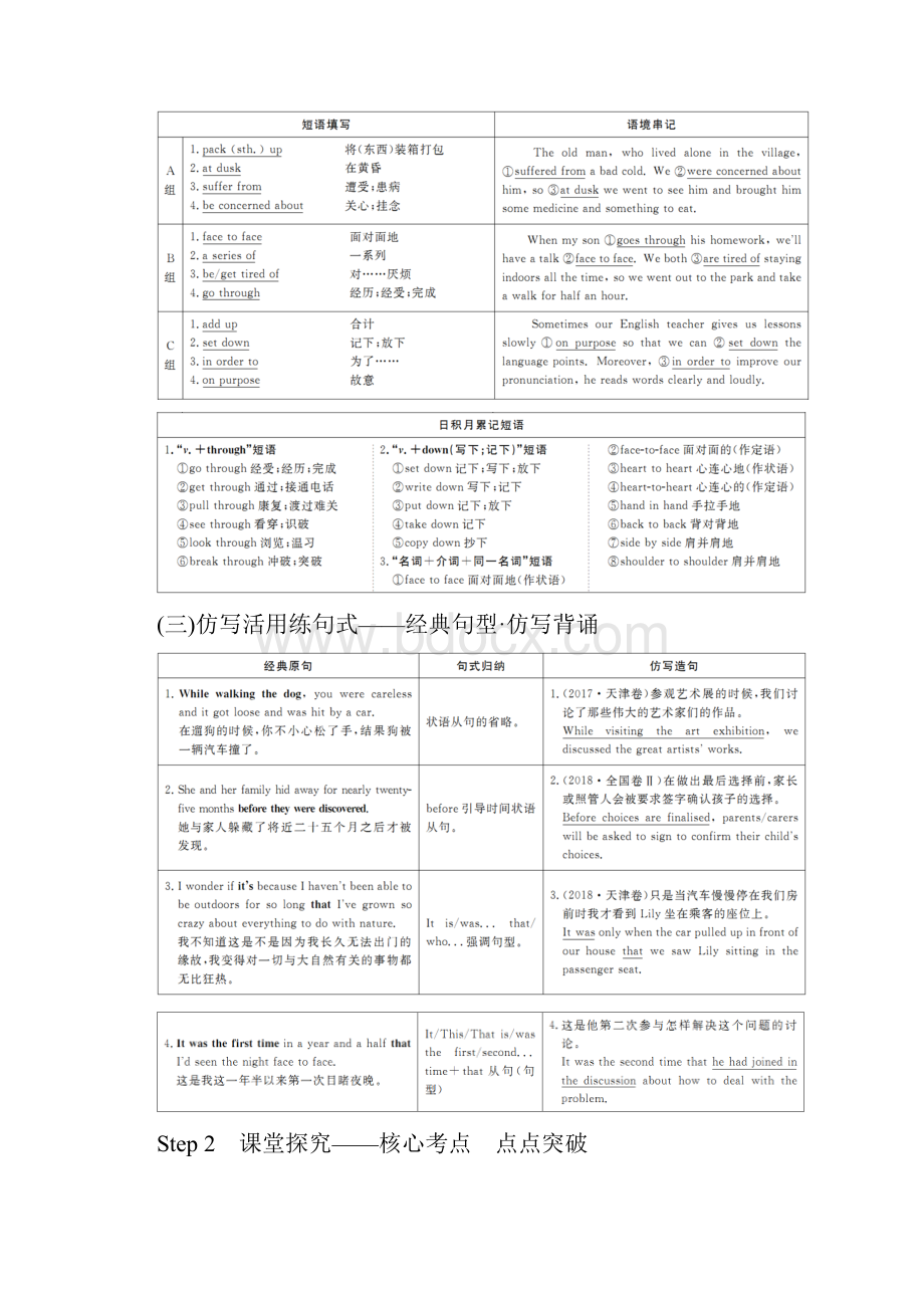 版高考英语总复习Unit1Friendship教学案新人教版必修1.docx_第2页