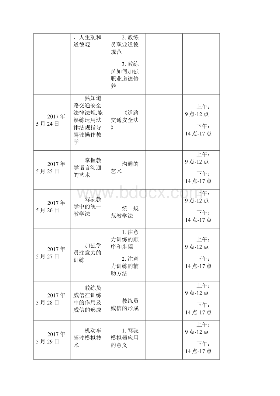 教练员脱岗培训标准范本.docx_第2页