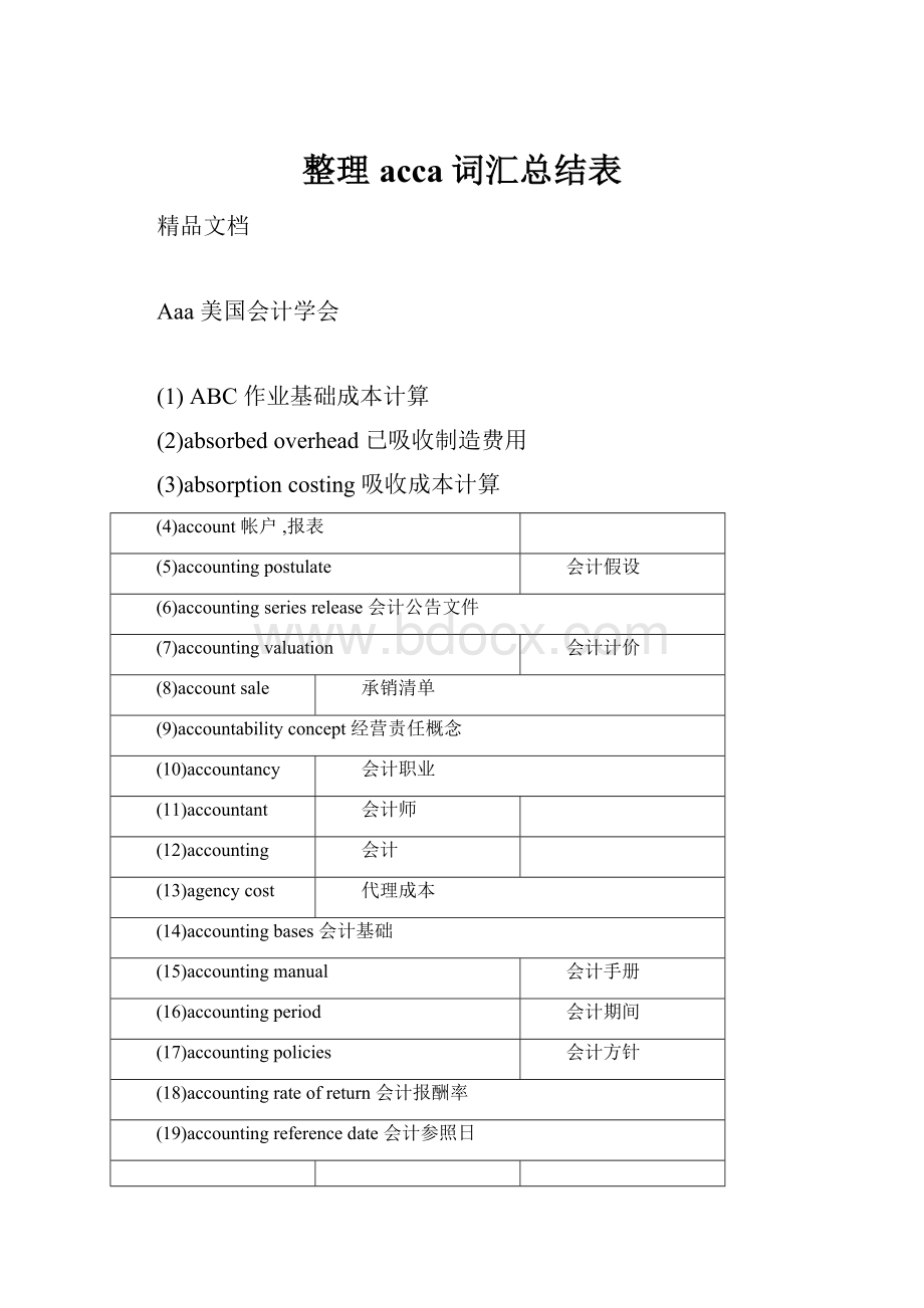 整理acca词汇总结表.docx_第1页