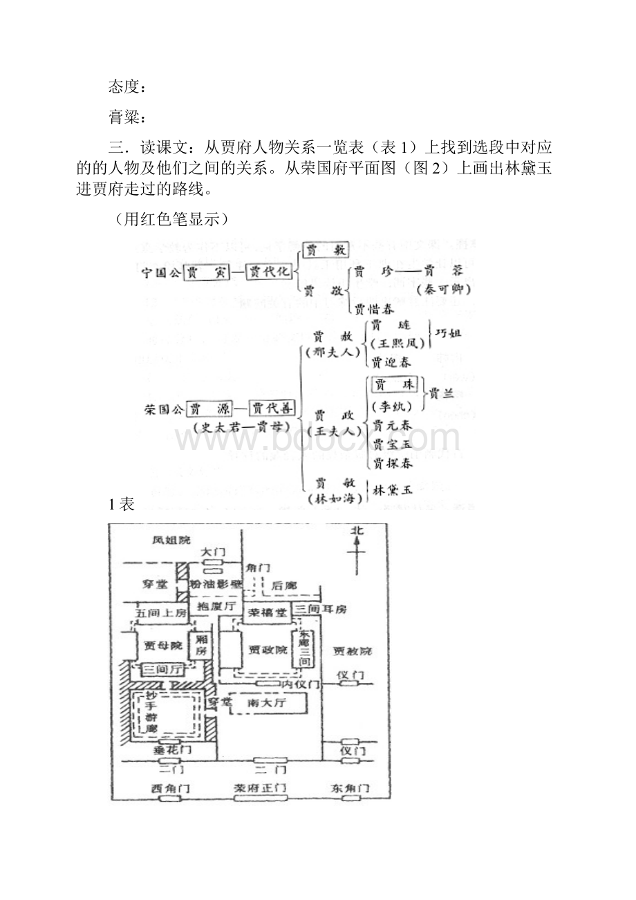 高中语文《林黛玉进贾府教学案新人教版必修3.docx_第3页