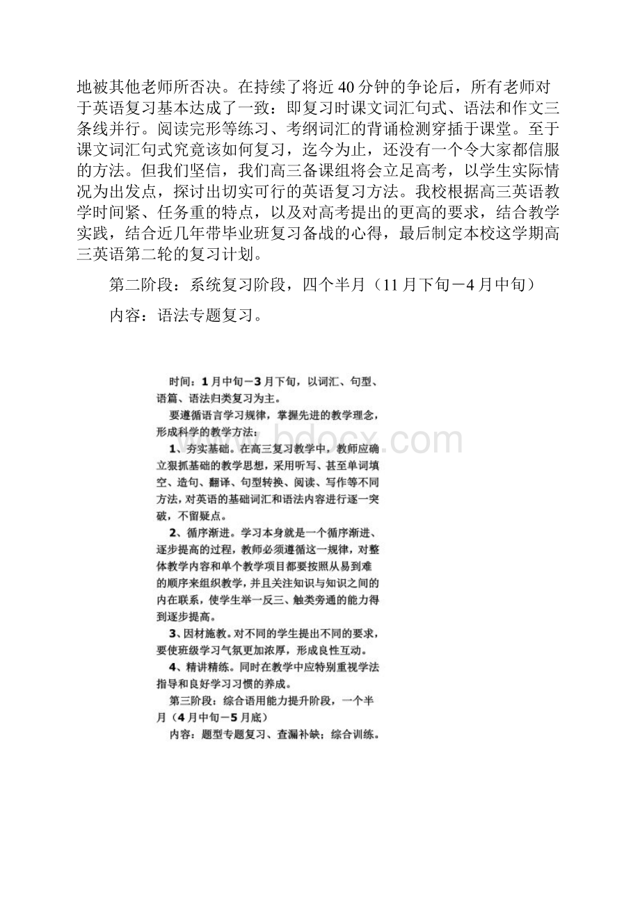 高三英语备课组集体备课记录.docx_第2页