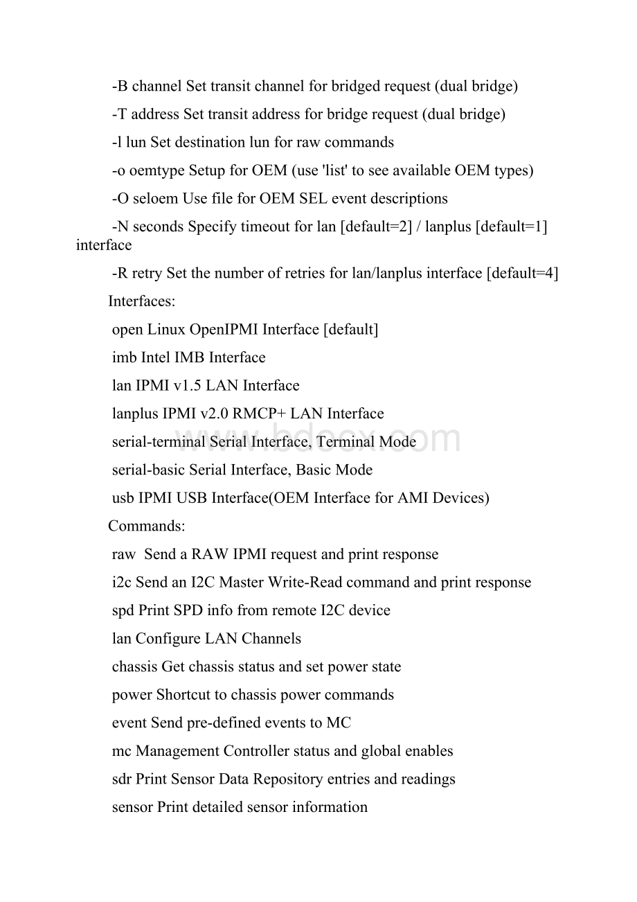 ipmitool工具常用命令汇总情况.docx_第3页