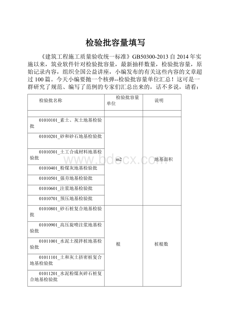 检验批容量填写.docx