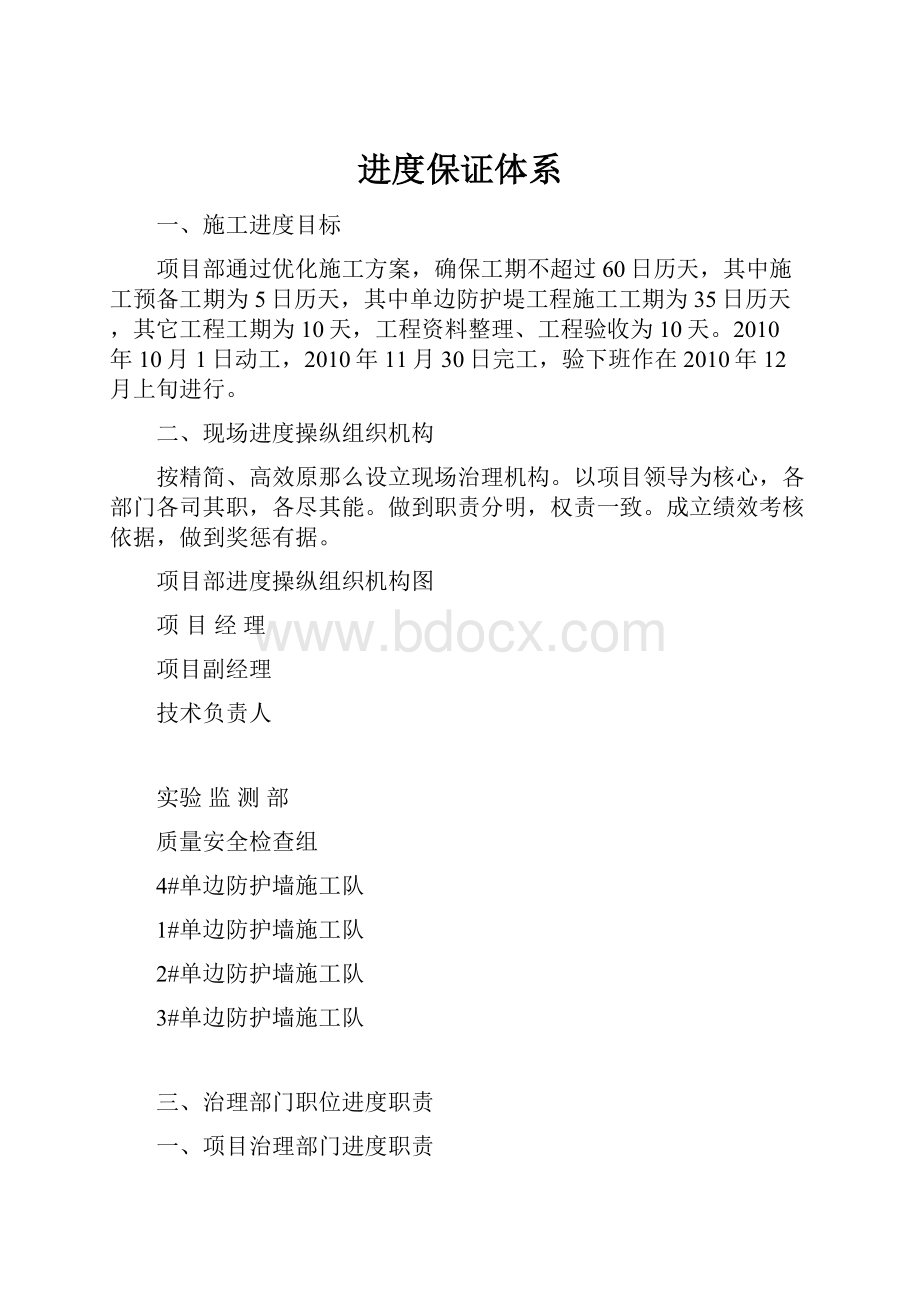 进度保证体系.docx