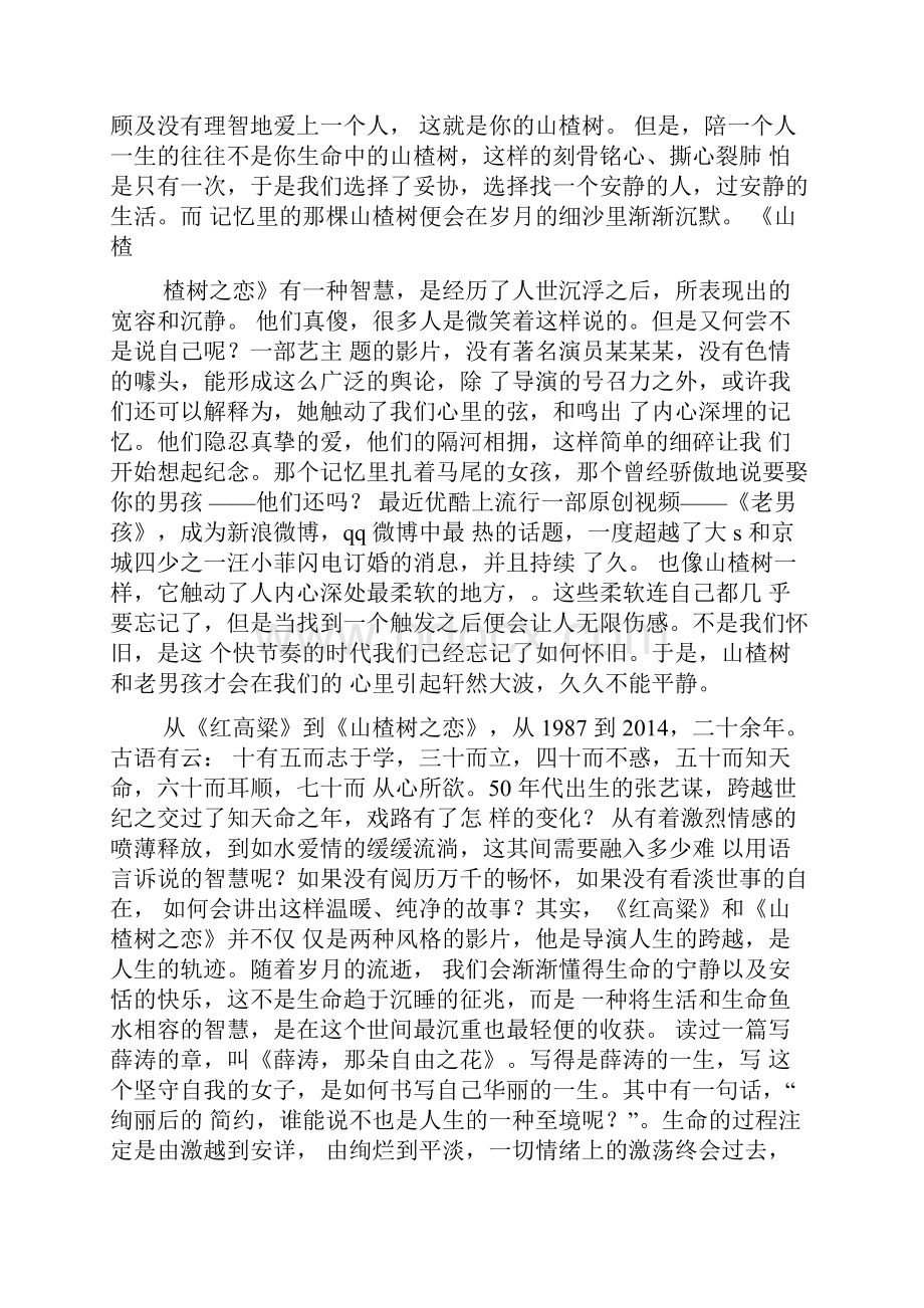 红高粱观后感精选多篇.docx_第3页