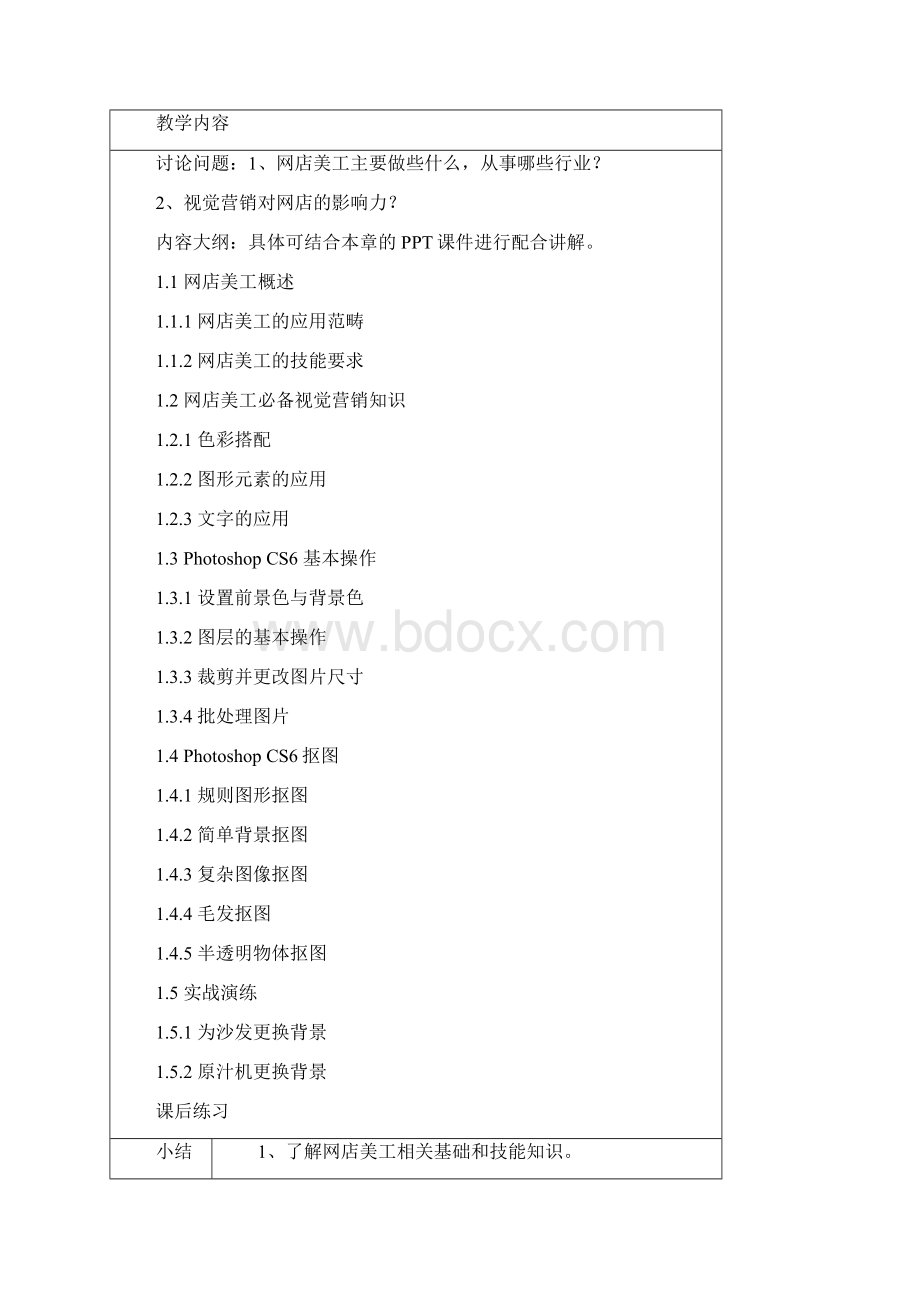 网店美工视觉设计教学教案.docx_第2页