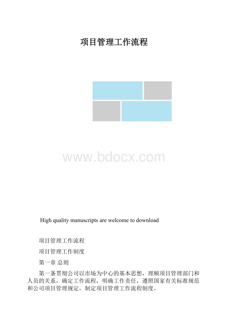 项目管理工作流程.docx