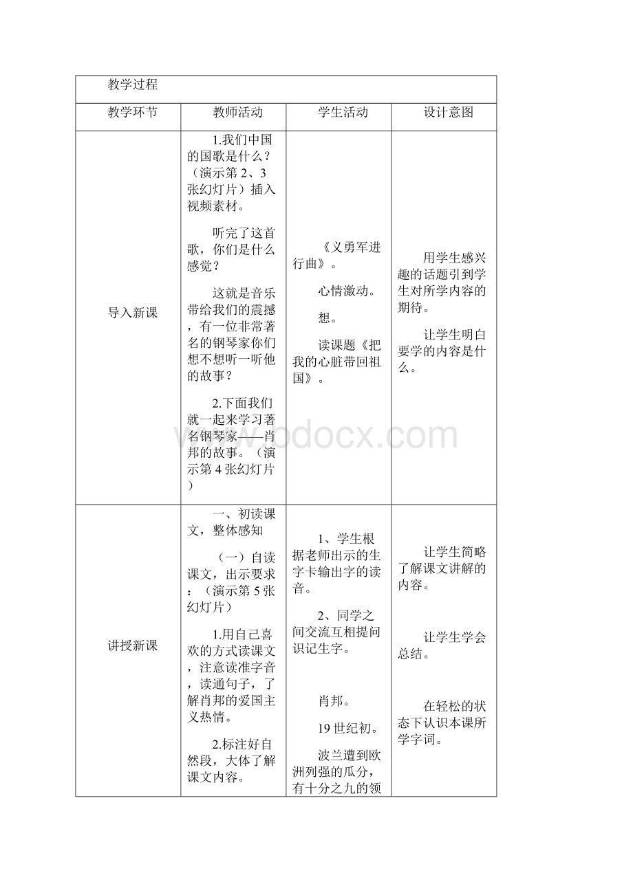 六年级上册语文教案第3课《把我的心脏带回祖国》苏教版语文.docx_第2页