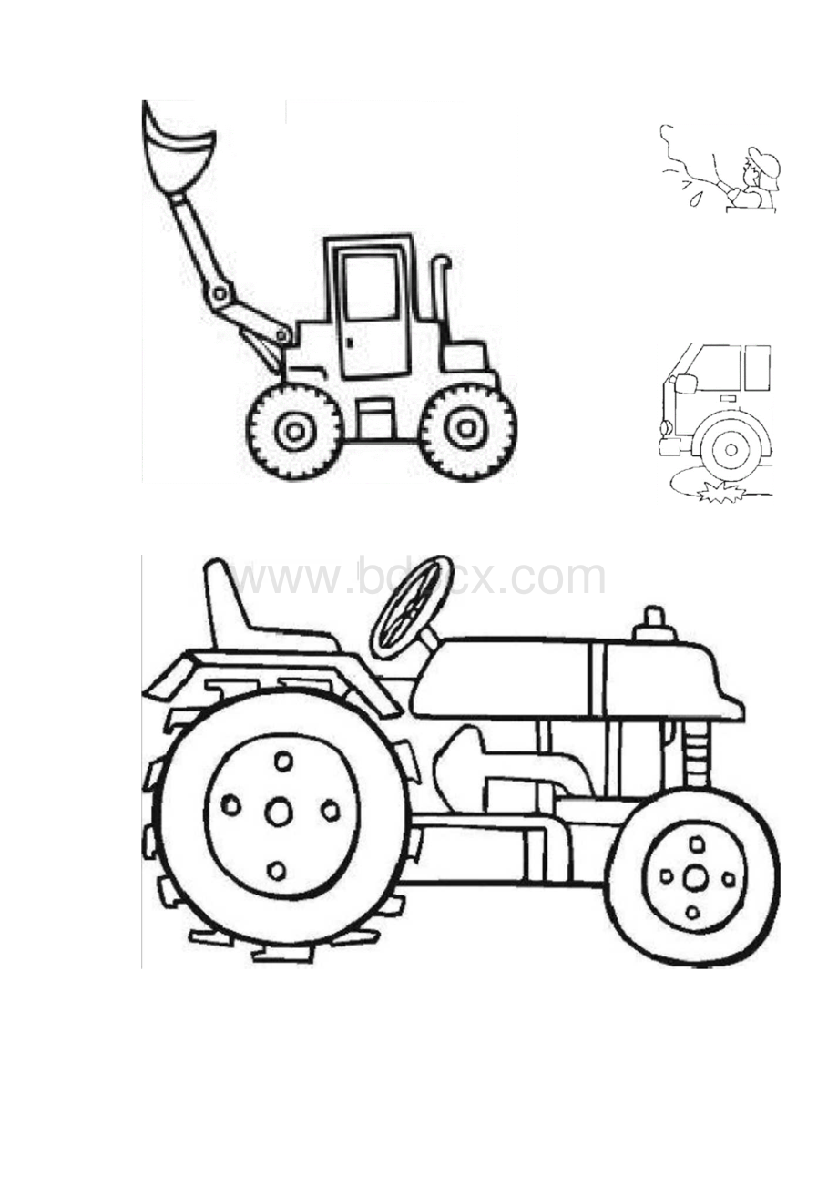 完整word版幼儿涂色汽车类.docx_第2页