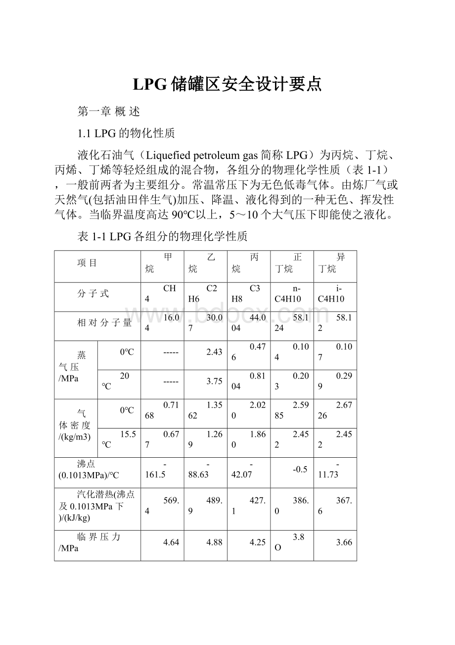 LPG储罐区安全设计要点.docx_第1页