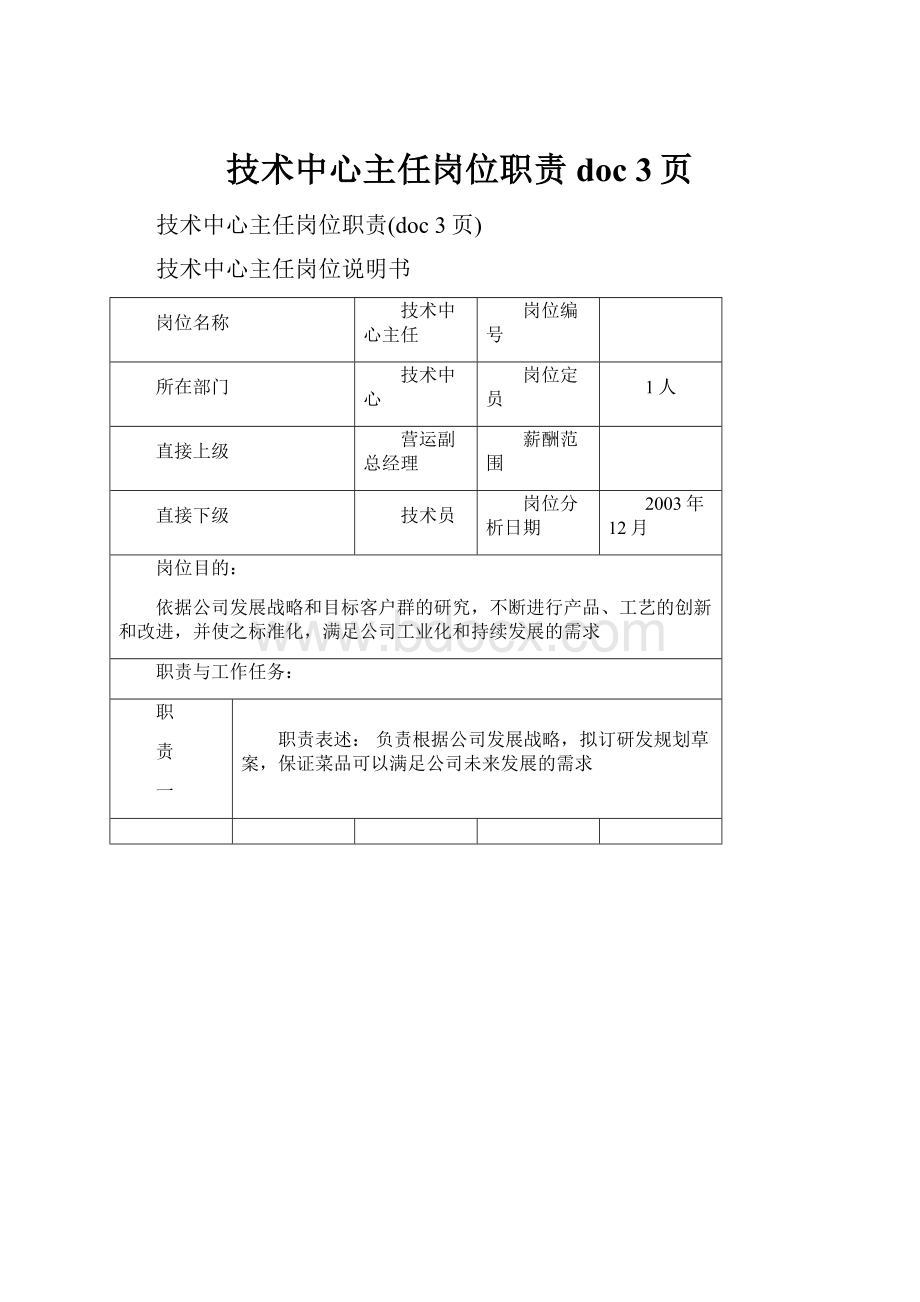 技术中心主任岗位职责doc 3页.docx