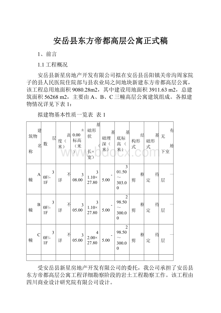 安岳县东方帝都高层公寓正式稿.docx