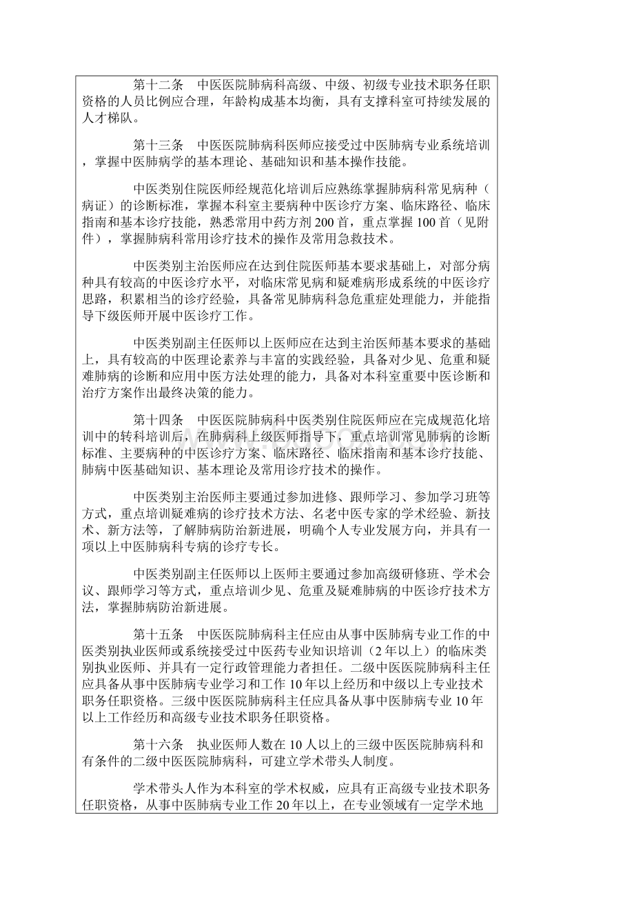 中医医院肺病科等10个科室建设与管理指南试行.docx_第3页