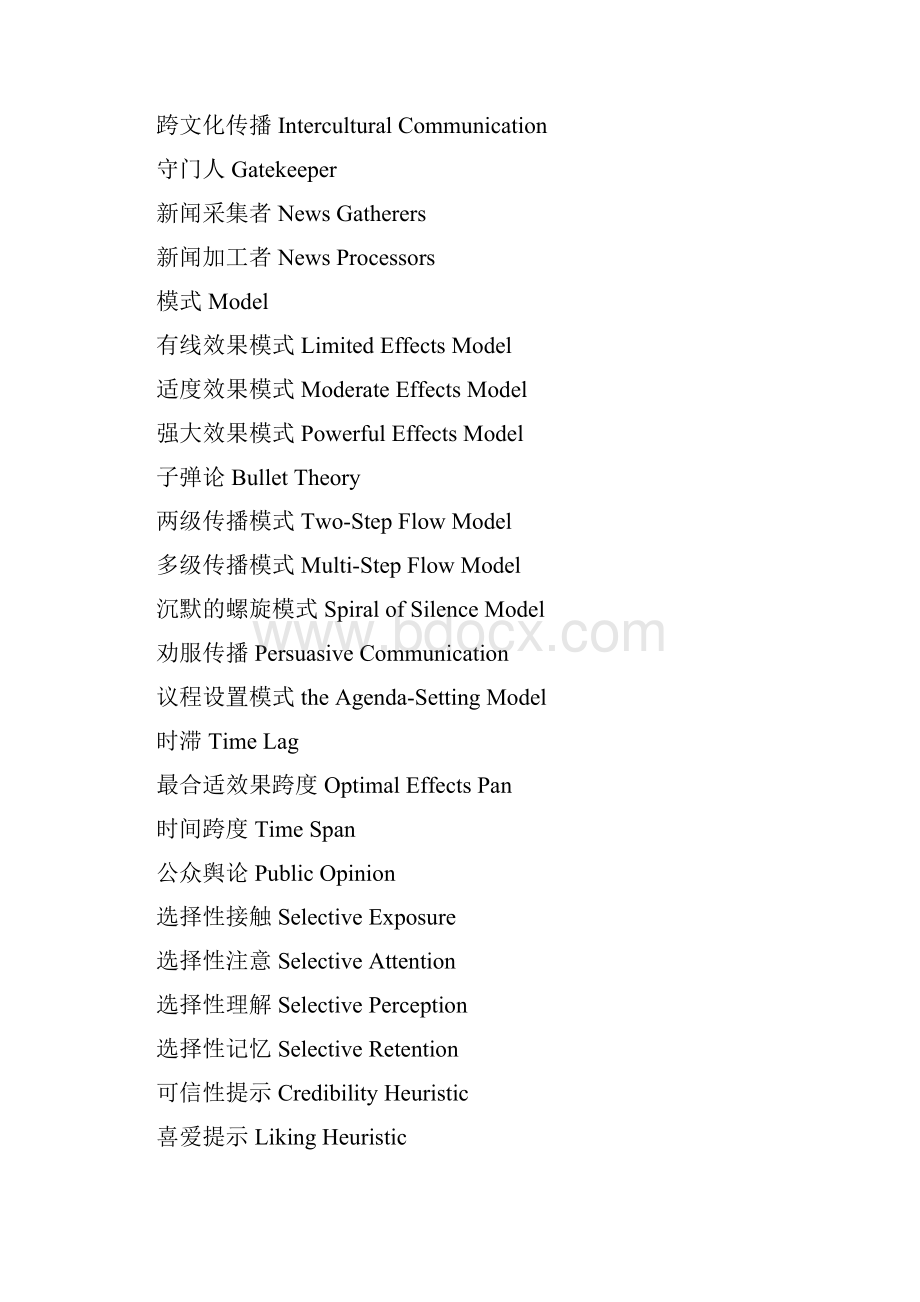 新闻传播常用英语词汇表.docx_第3页