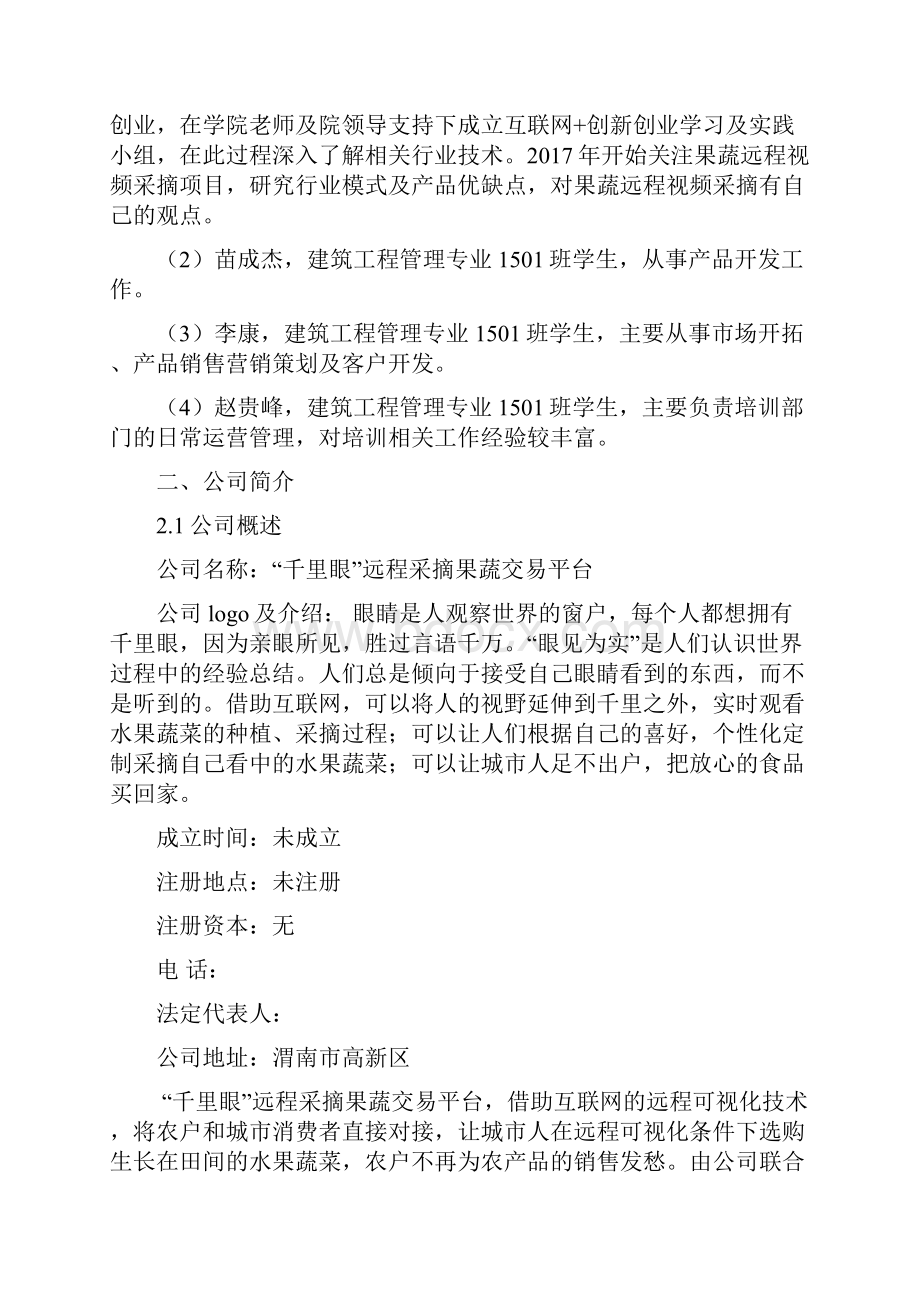 互联网+大赛项目计划书千里眼.docx_第3页