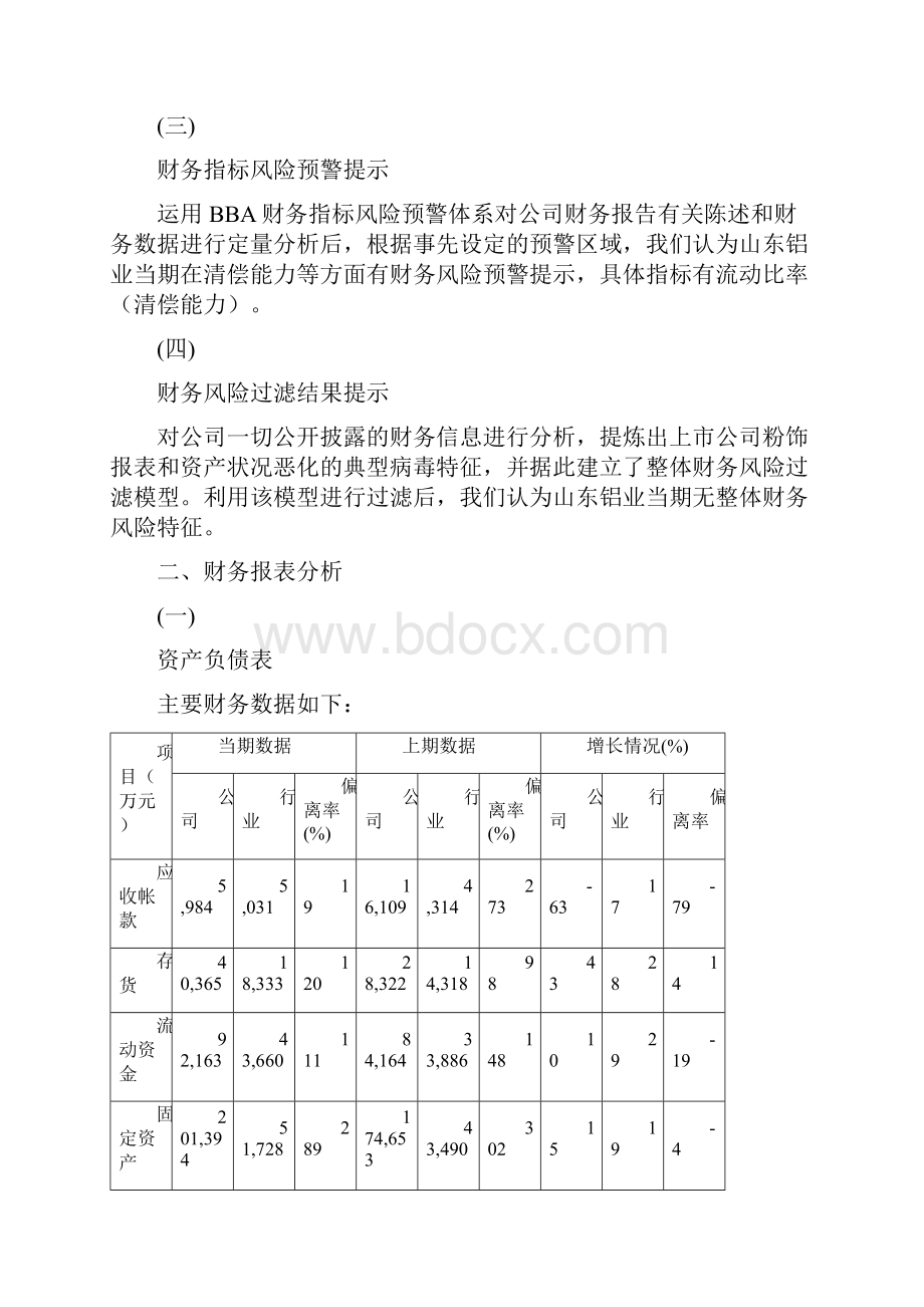 山东铝业财务分析报告修订稿.docx_第3页