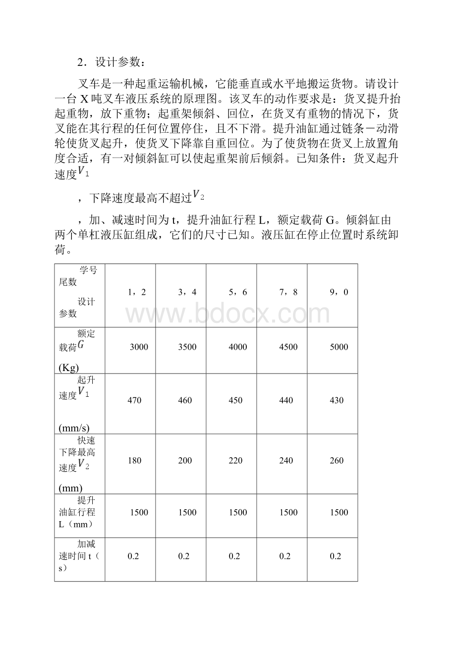 叉车液压系统设计.docx_第2页