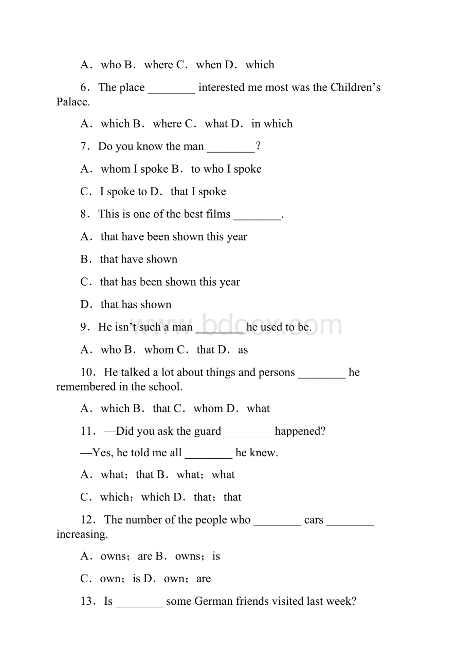 学年高一英语上册课时作业题.docx_第3页