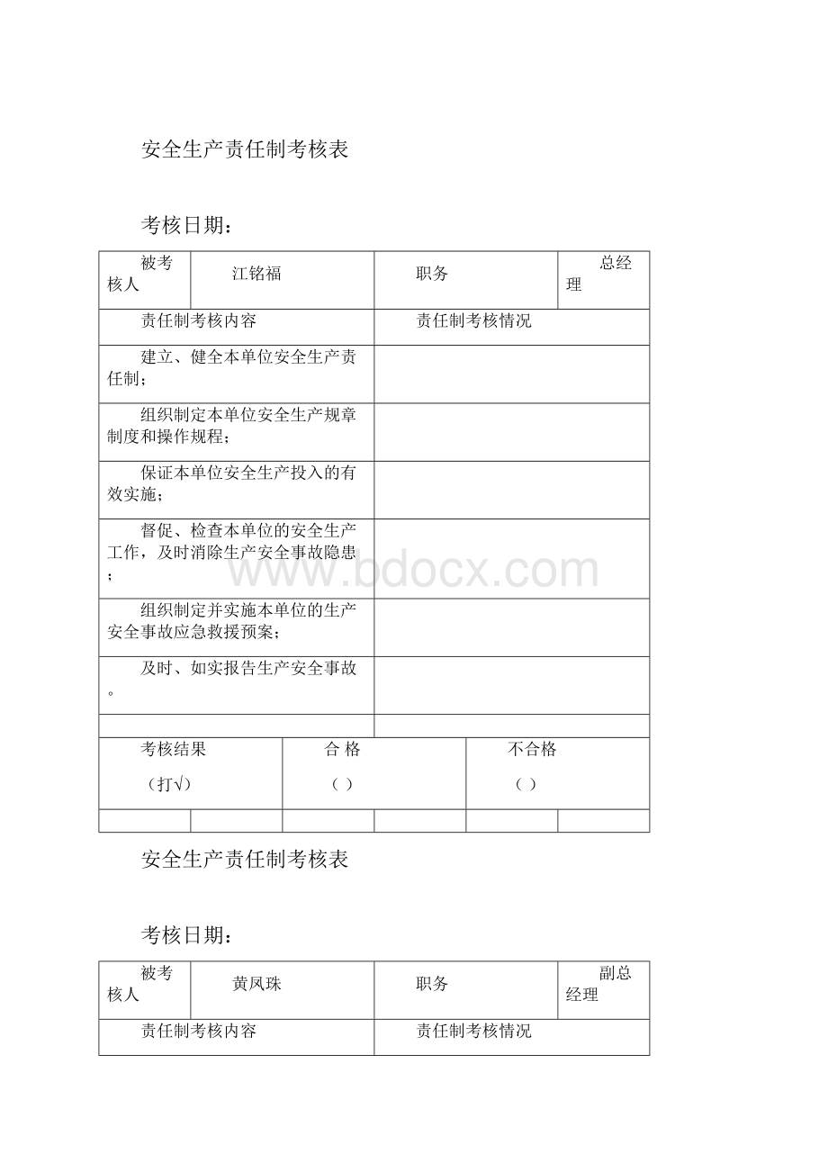 安全生产责任制考核管理制度.docx_第2页