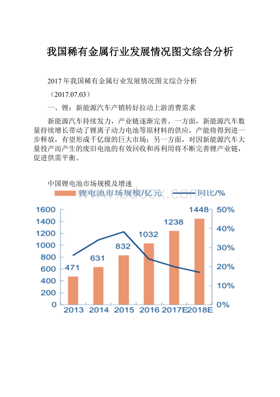 我国稀有金属行业发展情况图文综合分析.docx_第1页