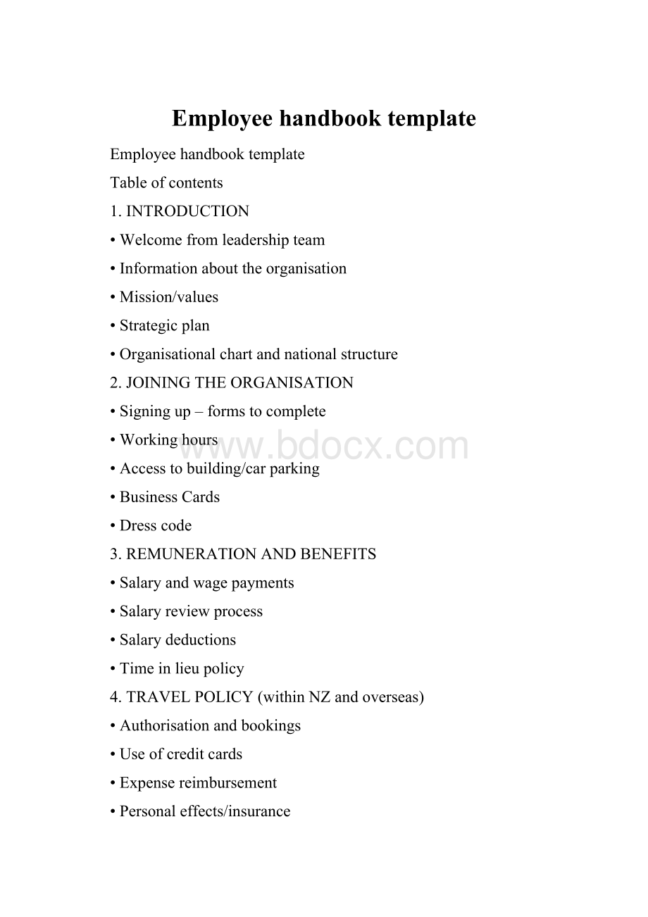 Employee handbook template.docx_第1页