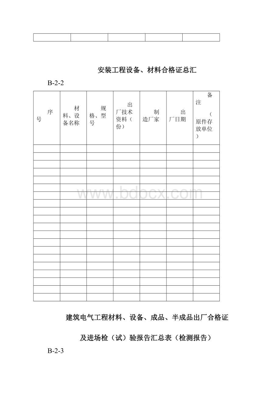 全套表格建设工程技术资料电气工程.docx_第2页