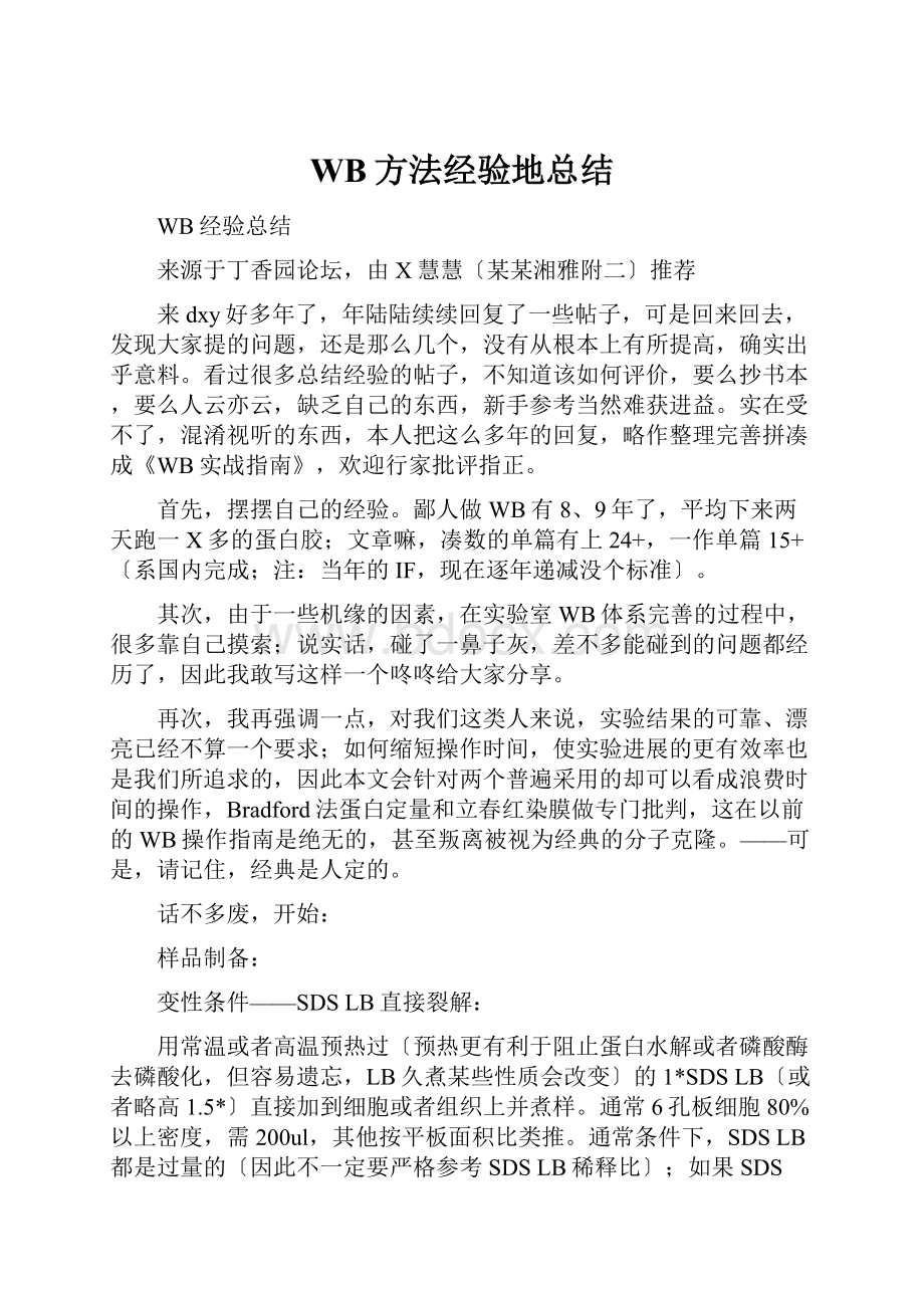 WB方法经验地总结.docx_第1页