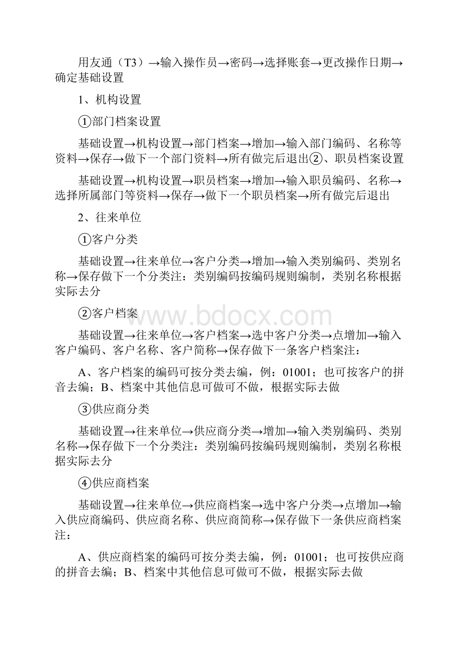 最完整的用友财务软件做账流程.docx_第2页