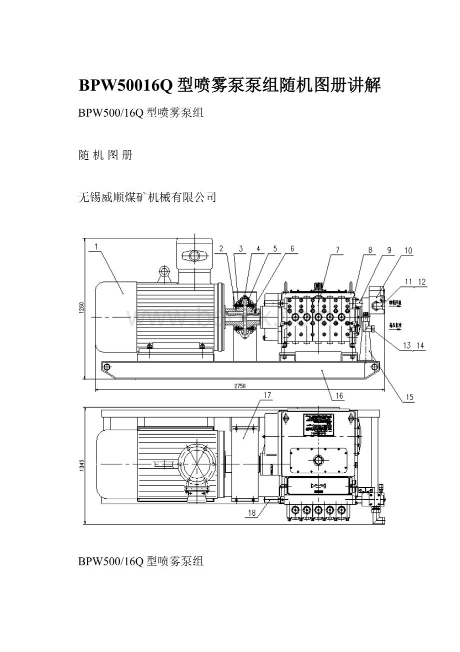 BPW50016Q型喷雾泵泵组随机图册讲解.docx_第1页