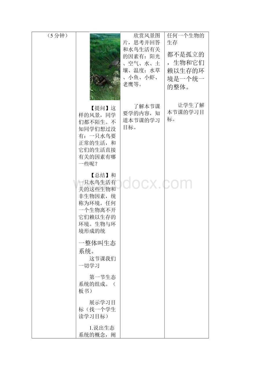 春济南版生物八下621《生态系统的组成》word教案.docx_第2页