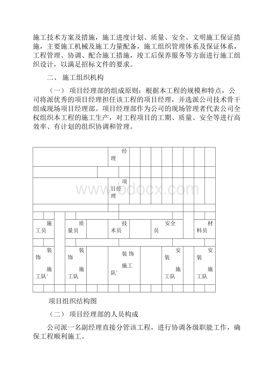 建筑装饰装修施工组织设计方案模板.docx_第3页