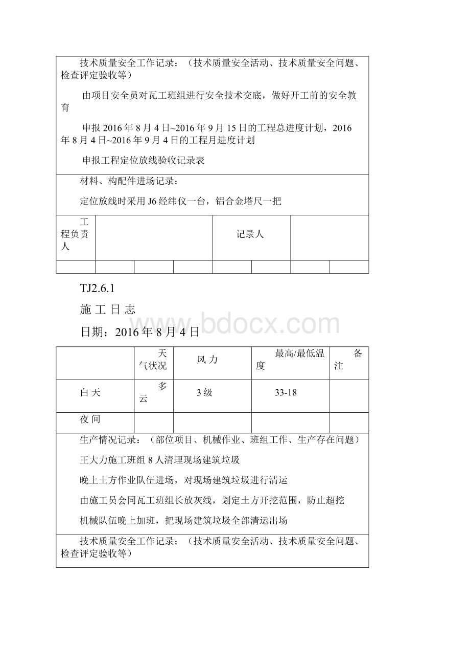 办公小楼施工日志.docx_第2页