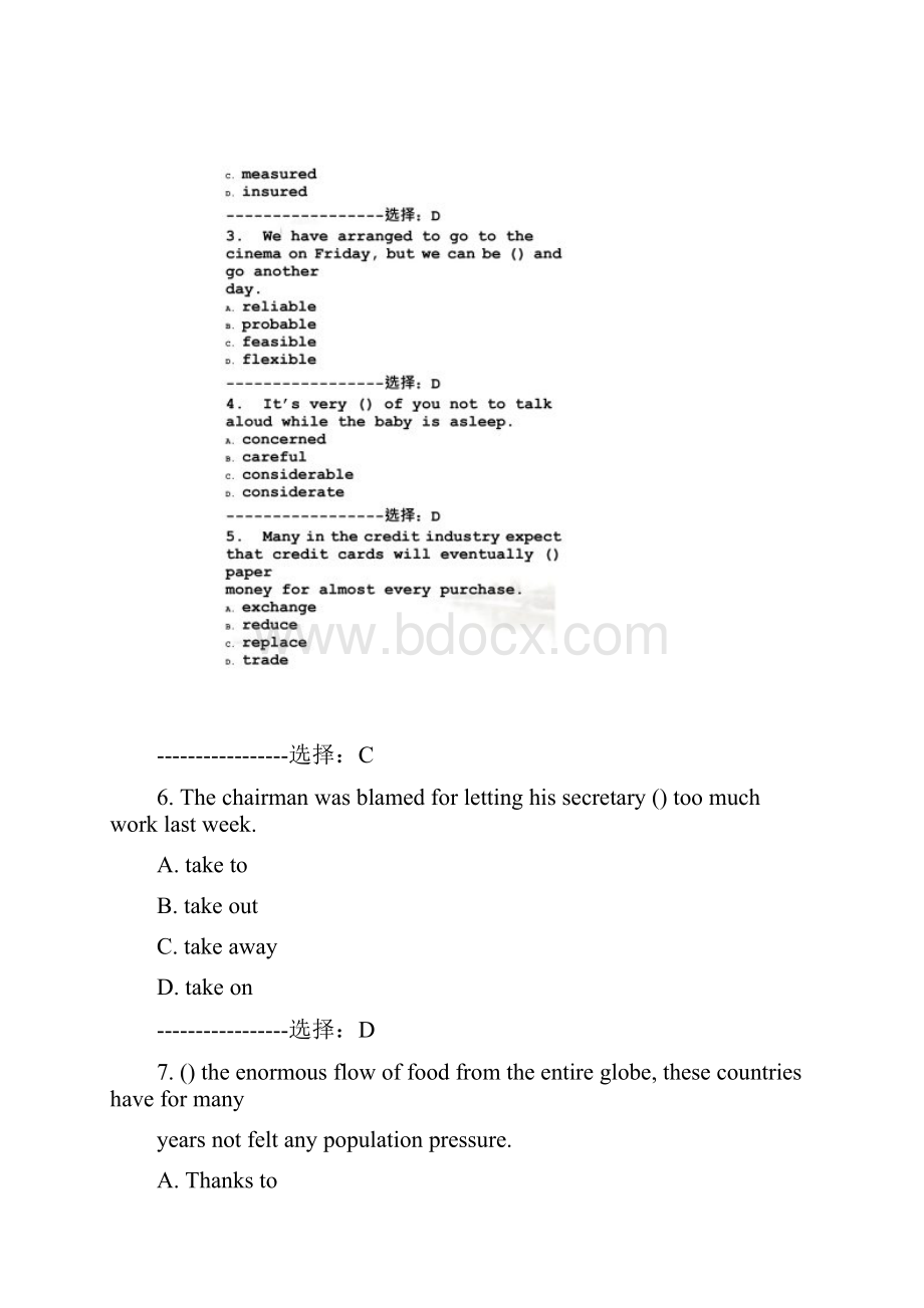 北京航空航天大学春《航空英语2》在线作业二满分答案.docx_第2页