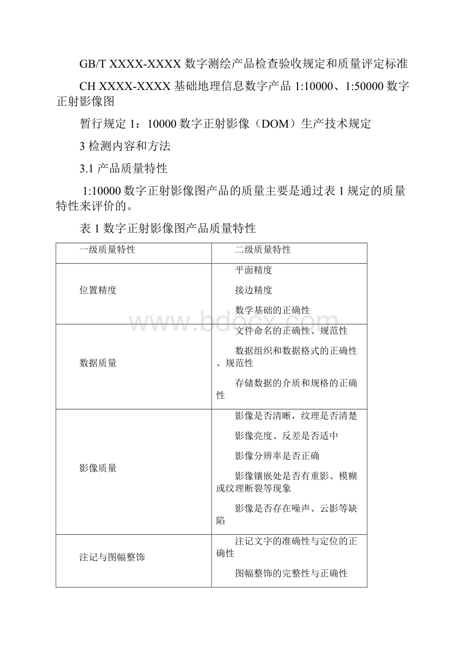 DOM产品检测110000数字正射影像图产品检测与评价剖析.docx_第3页