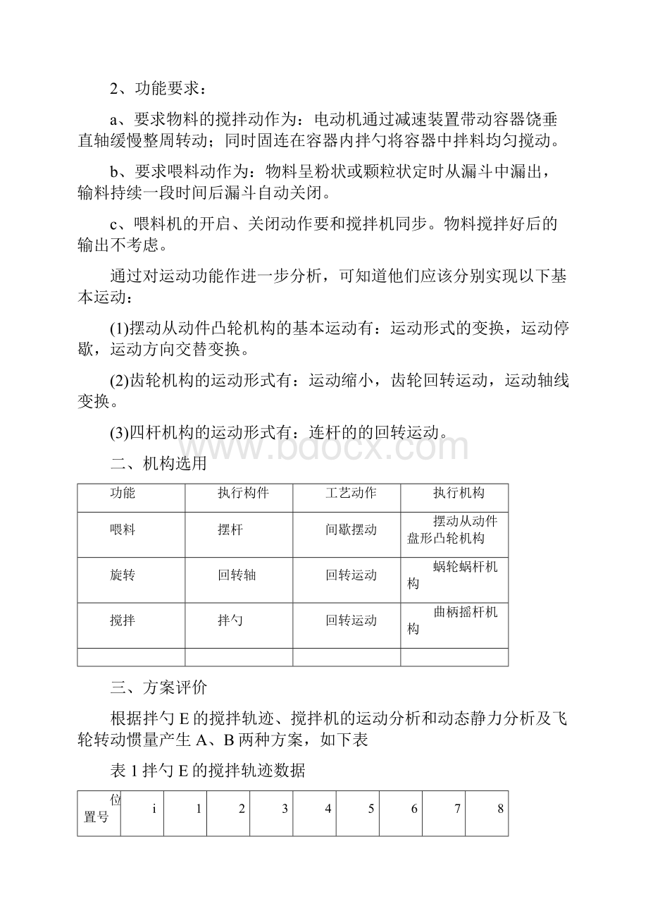 课程设计自动喂料搅拌机.docx_第2页