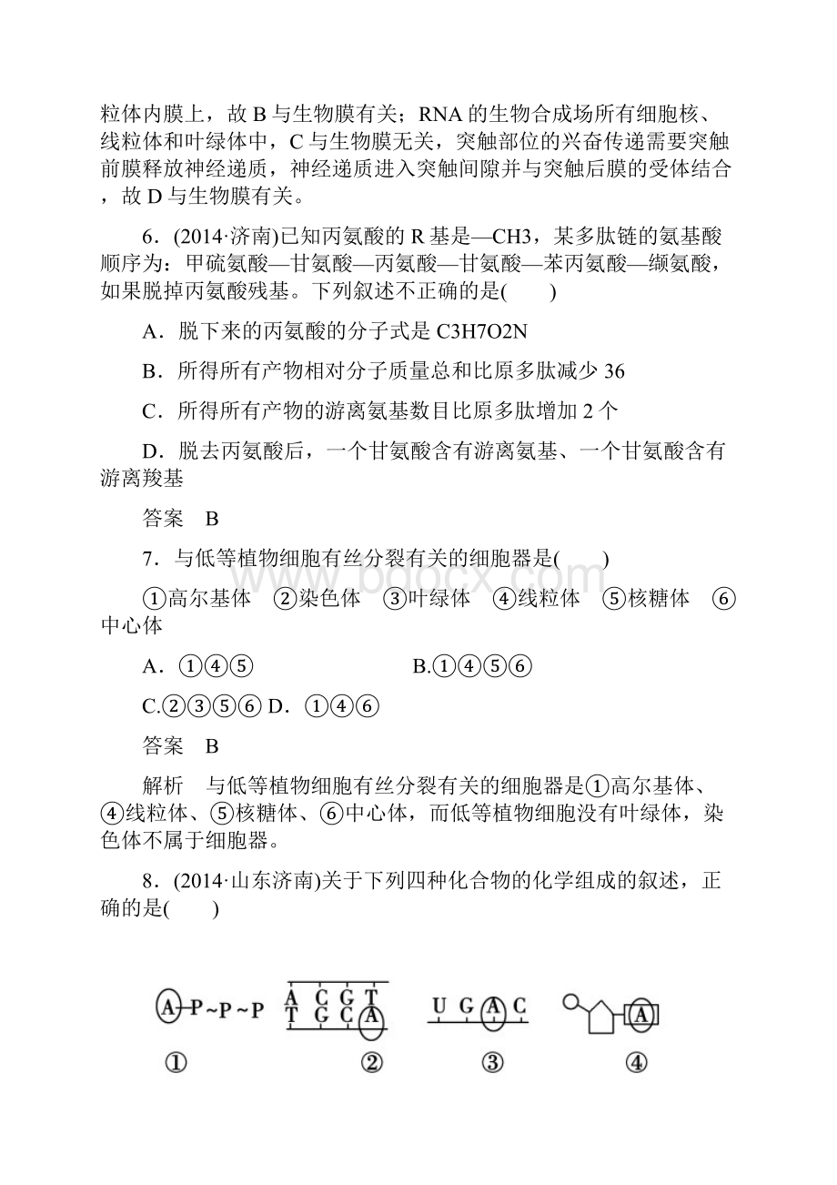 阶段性测试题三必修一综合检测.docx_第3页