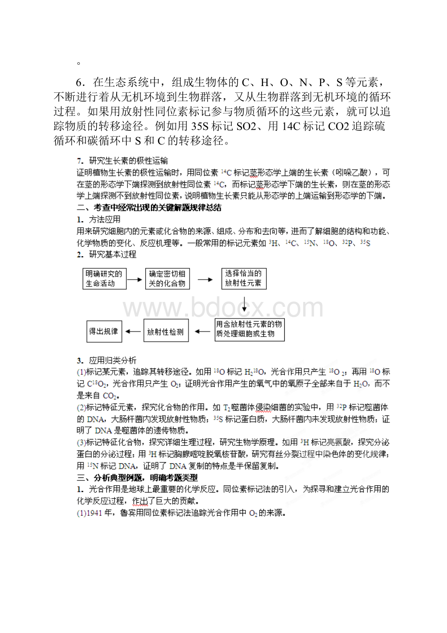 得分宝典高中生物 实验过关专题03 同位素示踪法实验大题过关.docx_第3页