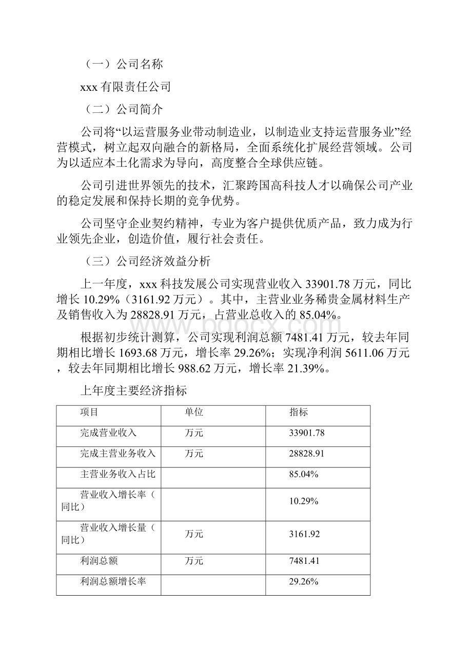 稀贵金属材料项目可行性研究报告.docx_第2页