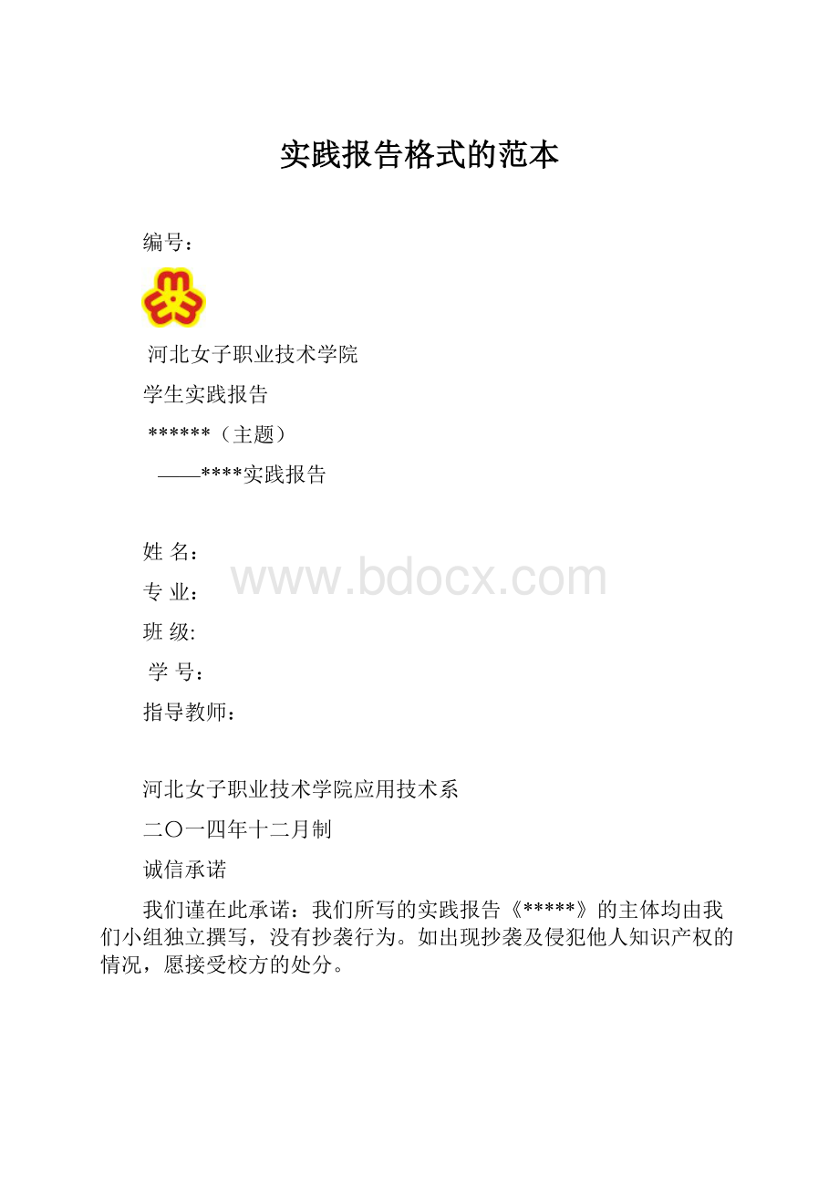 实践报告格式的范本.docx