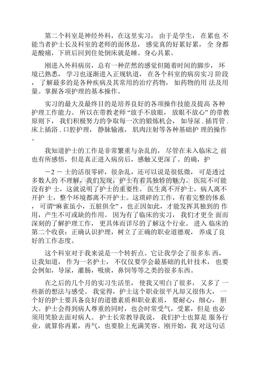 大专护理学生个人总结范文.docx_第2页