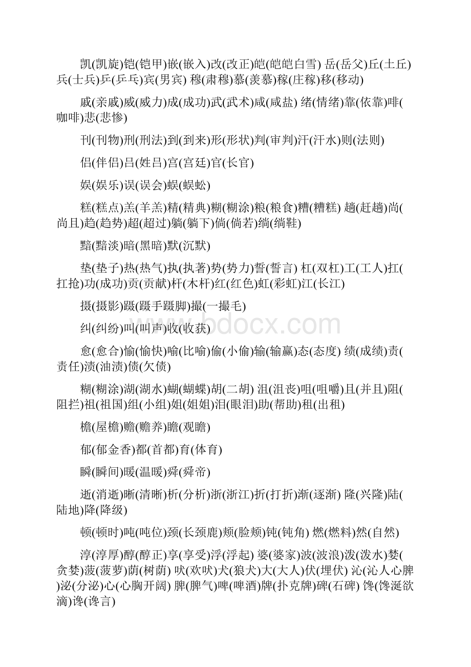 教材形近字形近字组词大全已经打印.docx_第2页